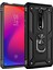 Xiaomi Mi 9t Kılıf Selfie Yüzüklü Tutuculu Iki Katmanlı Koruyucu VGA Siyah 1