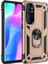 Xiaomi Mi Note 10 Lite Kılıf Selfie Yüzüklü Iki Katmanlı Koruyucu VGA Gold 1