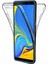 Samsung Galaxy A9 2018 360 Derece Kılıf Kristal Silikon Şeffaf Soft Ön Arka 1