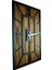 TASARIM AHŞAP DUVAR SAATİ MASİF DİK 50cm 1