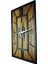 TASARIM AHŞAP DUVAR SAATİ MASİF DİK 50cm 3
