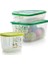 Sera Buzdolabı Saklama Kabı 3'lü Set ( 1.8 Lt Dik / 1.8 Lt Yatay / 4.4 Lt ) 1