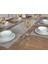 Amerikan Servis Supla Takımı ve Runner Seti 6 Peçeteli 7 Parça Set 32 x 32 cm 1