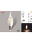 6'lı Paket Cata 4 W Kıvrık Rustik Filament Buji LED Ampul E14 Duy Iyiiş Elektrik 2