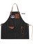 Nakışlı Boyundan Askılı Mutfak Iş Önlüğü - Siyah 2