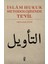 İslam Hukuk Metodolojisinde Te’vil - Abdulbaki Deniz 1