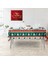 Yılbaşı Özel Tasarım Dijital Baskılı Masa Örtüsü 170 x 250 cm 6 Adet Peçete 1