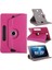 Casper Via T8 Tablet Kılıf Deri Standlı Dönerli Universal 8" Pembe 2