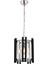AV-60186-1K Krom/Siyah Kaplama Modern Avize E27 Metal Cam 25 cm 1