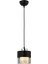 AV-60193-1BSY Siyah Boyalı Modern Avize E27 Metal Cam 15cm 2
