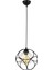 AV-65196-1BSY Siyah Boyalı Modern Avize E27 Metal Cam 25 cm 1