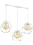 AV-65196-3Y-BBY Beyaz Boyalı Modern Avize E27 Metal Cam 85 x 25 cm 1