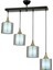 AV-65233-4Y-BSY-F Siyah Boyalı Modern Avize E27 Metal Cam 70x14cm 1