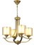 AV-65228-4E Eskitme Kaplama Modern Avize E27 Metal Cam 55cm 1