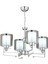 AV-65227-4K Krom Kaplama Modern Avize E27 Metal Cam 58cm 1