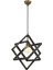 AV-60160-1G Eskitme Kaplama Modern Avize E27 Ahşap Metal 30cm 1
