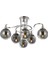 AV-60156-6K Krom Kaplama Modern Avize E27 Metal Cam 60cm 1