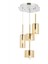 AV-60043-4KT Krom Kaplama Modern Avize E14 Metal Cam 35cm 1
