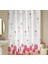 Duş Perdesi 7017 Pembe Çift Kanat 110 x 200 cm 1