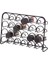 Teknotel Metal 24'lü Tuzluk Baharatlık Organizer Stand Mat Siyah MG029 3