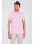 Erkek Pembe Baskılı Regular T-shirt 5