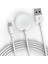 Apple Watch Uyumlu + Lightning 2in1 Masaüstü Manyetik Şarj Kablosu 1.2m 1