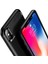 Apple iPhone Xs Max Karbon Desenli Negro Silikon Kılıf Lacivert 4