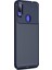 Xiaomi Redmi Note 7 Karbon Desenli Negro Silikon Kılıf Lacivert 1
