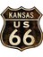 Route 66 Kansas Sticker 00386 1