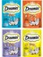 Dreamies 4 Paket(Somon+Tavuk+Ördek+Peynir)Kedi Ödül(1 Paket 60 Gr) 1