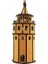 3D Ahsap Maket Galata Kulesi 1