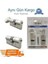 Tuzaklı Ikiz Barel Saten-Gri Ortak Anahtarlı 68 MM(YM-B68BG) 1