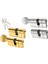 Tuzaklı Ikiz Barel Saten-Gri Ortak Anahtarlı 68 MM(YM-B68BG) 2