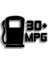 30+ Mpg 12 x 8 cm Sticker 1