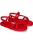 Mykonos Kauçuk Tabanlı Kadın Halat Sandalet Kırmızı 4