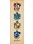 Harry Potter House Crets Door Poster 1