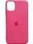 Apple iPhone 11 Pro Max Logolu Lansman Kılıf Koyu Pembe 1