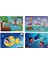 4 Adet Ahşap Puzzle Yapboz Set 1