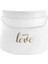 Beyaz Love Konik Kutu 12cm 1
