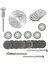 Mini Grinder Vız Vız Için Kesici Aksesuar Seti Ahşap Metal Plastik Cam Kesme Mini Disk 25 Parça 1