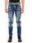 CD551 Dizleri Fermuarlı Sokak Modası Skinny Erkek Kot Pantolon 1