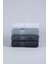 Rainbow Gri Tonlar 4'lü Havlu Seti (4*50X90) 3