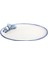 LYL102 Mavi Kelebek Oval Servis Tabağı 1