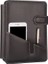 Diplomat Telefon Kılıflı 4 Halkalı Organizer Çizgili Defterli 15 x 21 cm Siyah 1