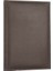 Düz Defter Diplomat 14 x 20 cm Kahve 1