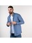 Slimfit Erkek Desenli Kot Gömlek 3