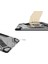 Apple iPad 7/8. Nesil Kılıf 10.2" Darbeye Dayanıklı Defens Silikon Tablet Arka Kapak Gri - Siyah 3