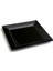 Kare Plastik Siyah Tabak 18 cm x 18 cm tek kullanımlık, al at tabak. Organizasyon, party, doğum günleri ve piknik organizasyon tabakları. 1