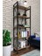 Ares Metal Kitaplık Dekoratif Raf 180X60 cm 2