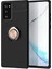 Samsung Galaxy S20 Fe Kılıf Ultra Korumalı Yüzüklü Manyetik Ravel Silikon + Tam Kaplayan 5d Cam Ekran Koruyucu Rose 4
